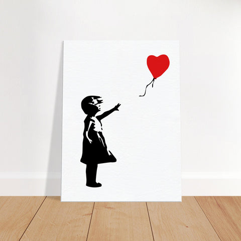 Banksy Mädchen mit Ballon 🎈 Leinwandbild