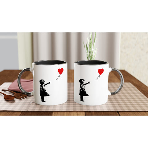 Banksy Ballon Mädchen Tasse ☕