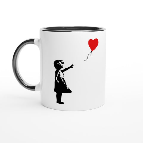 Banksy Ballon Mädchen Tasse ☕