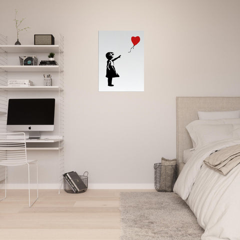 Banksy Mädchen mit Ballon 🎈 Leinwandbild