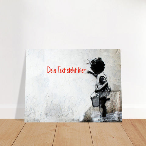 Banksy Malerin 🖌️ Poster personalisiert