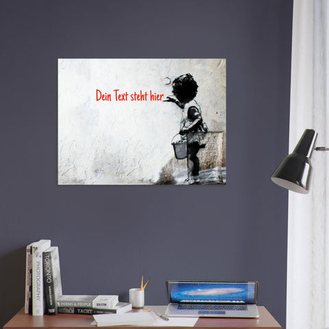 Banksy Malerin 🖌️ Poster personalisiert