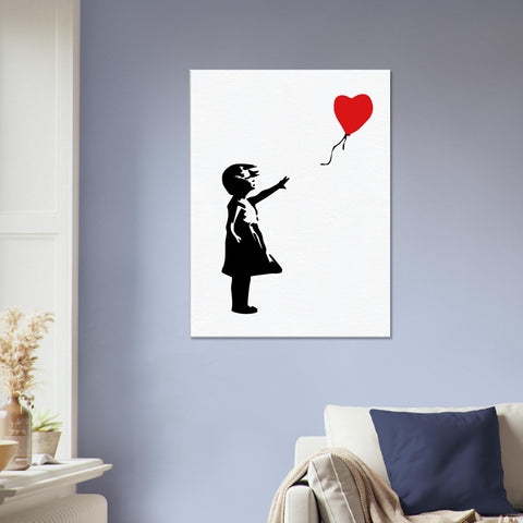 Banksy Mädchen mit Ballon 🎈 Leinwandbild