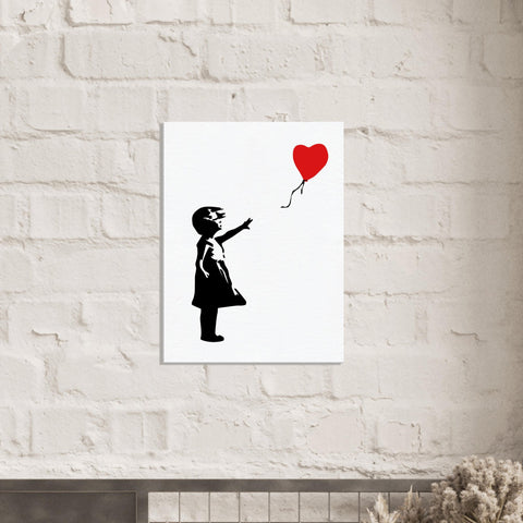 Banksy Mädchen mit Ballon 🎈 Leinwandbild